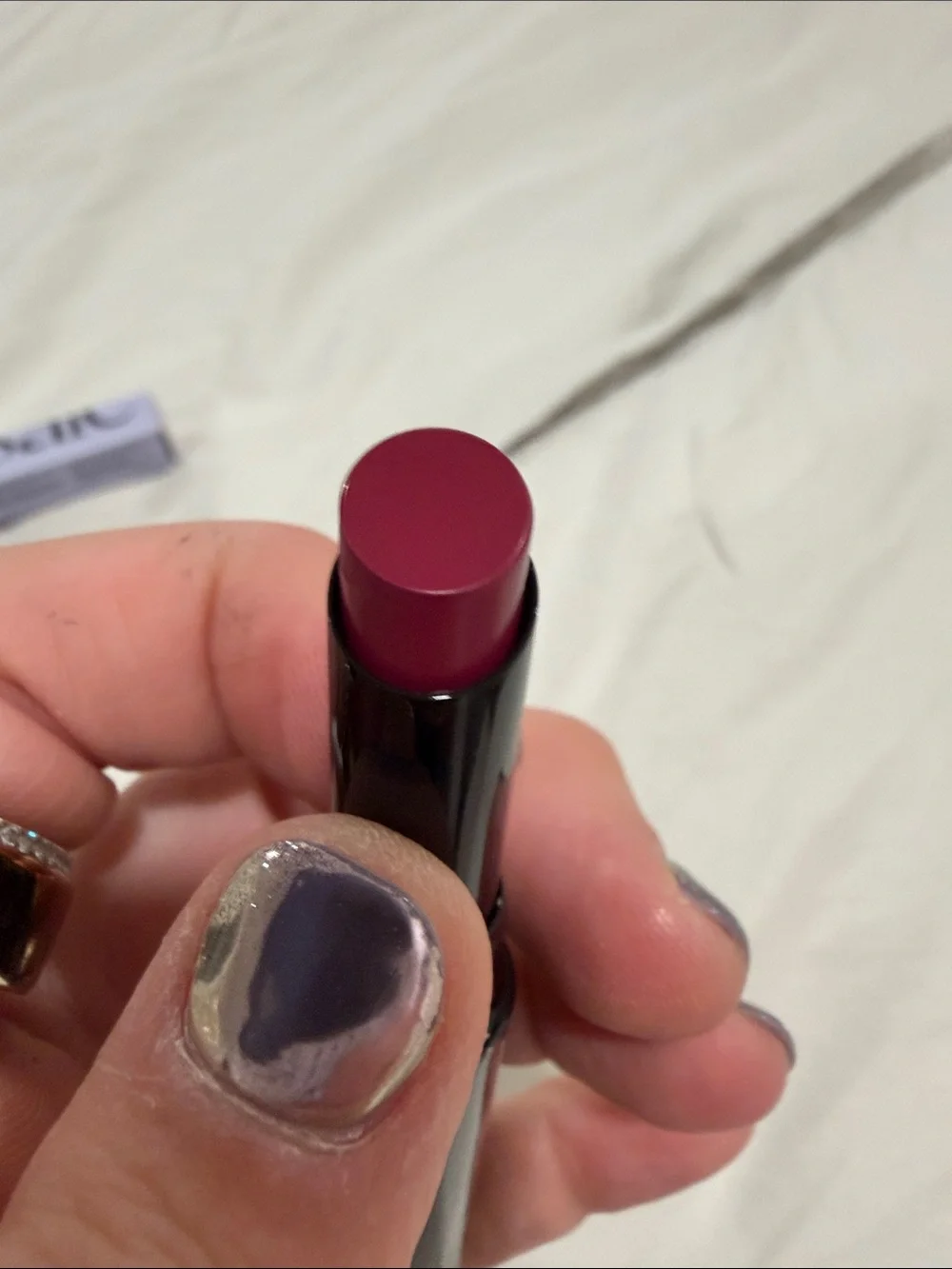 Saie Lip Blur Matte Lipstick Pop